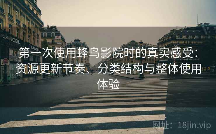 第一次使用蜂鸟影院时的真实感受：资源更新节奏、分类结构与整体使用体验