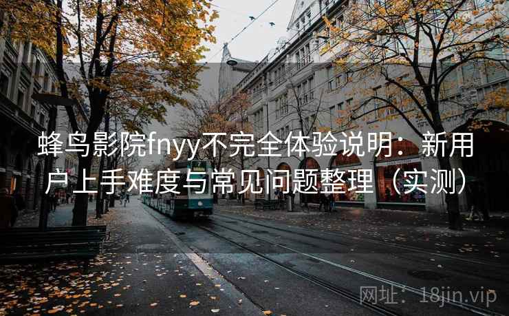 蜂鸟影院fnyy不完全体验说明：新用户上手难度与常见问题整理（实测）