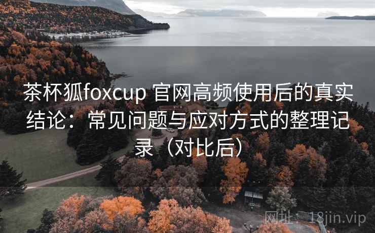 茶杯狐foxcup 官网高频使用后的真实结论：常见问题与应对方式的整理记录（对比后）