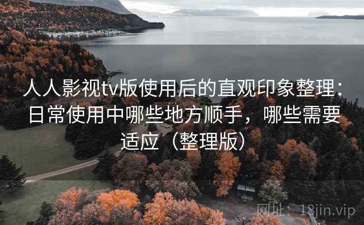 人人影视tv版使用后的直观印象整理：日常使用中哪些地方顺手，哪些需要适应（整理版）